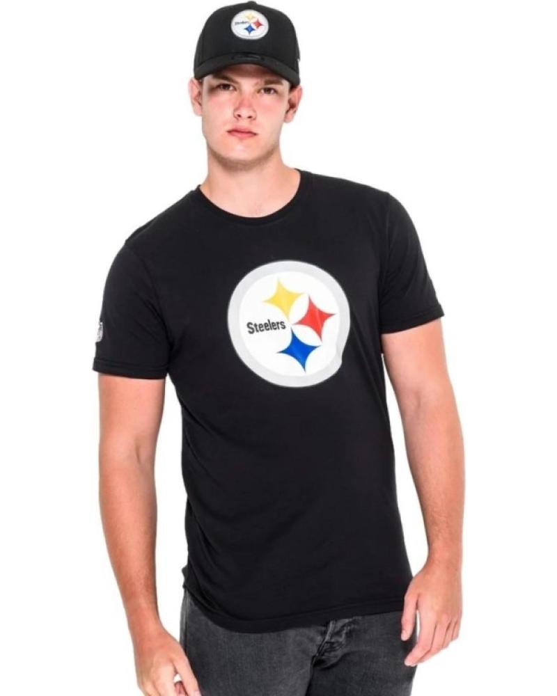 CAMISETA NEW ERA PITTSBURGH STEELERS TEAM LOGO 1178278 NEGRO