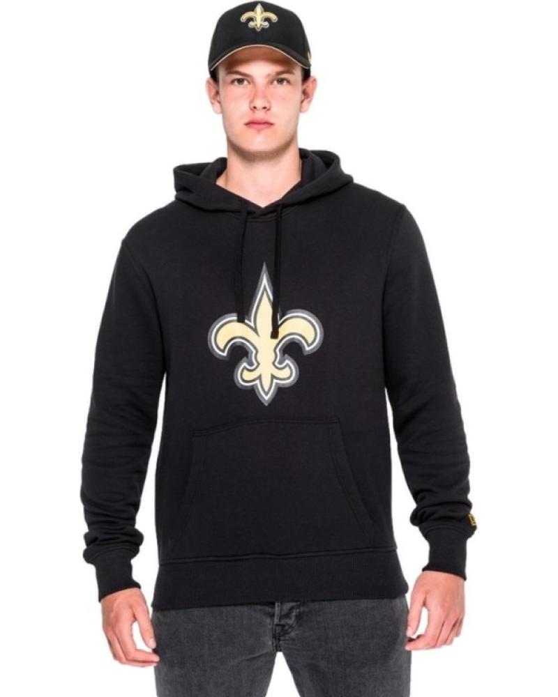 SUDADERA CON CAPUCHA NEW ERA ORLEANS SAINTS TEAM LOGO NEOSAI NEGRA REF: 1178276 NEGRO
