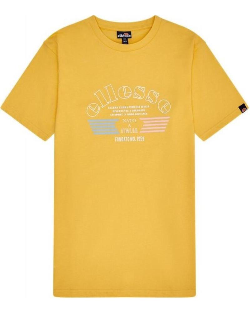 ELLESSE CAMISETA GAMBIETTO MANGA CORTA AMARILLA AMARILLO