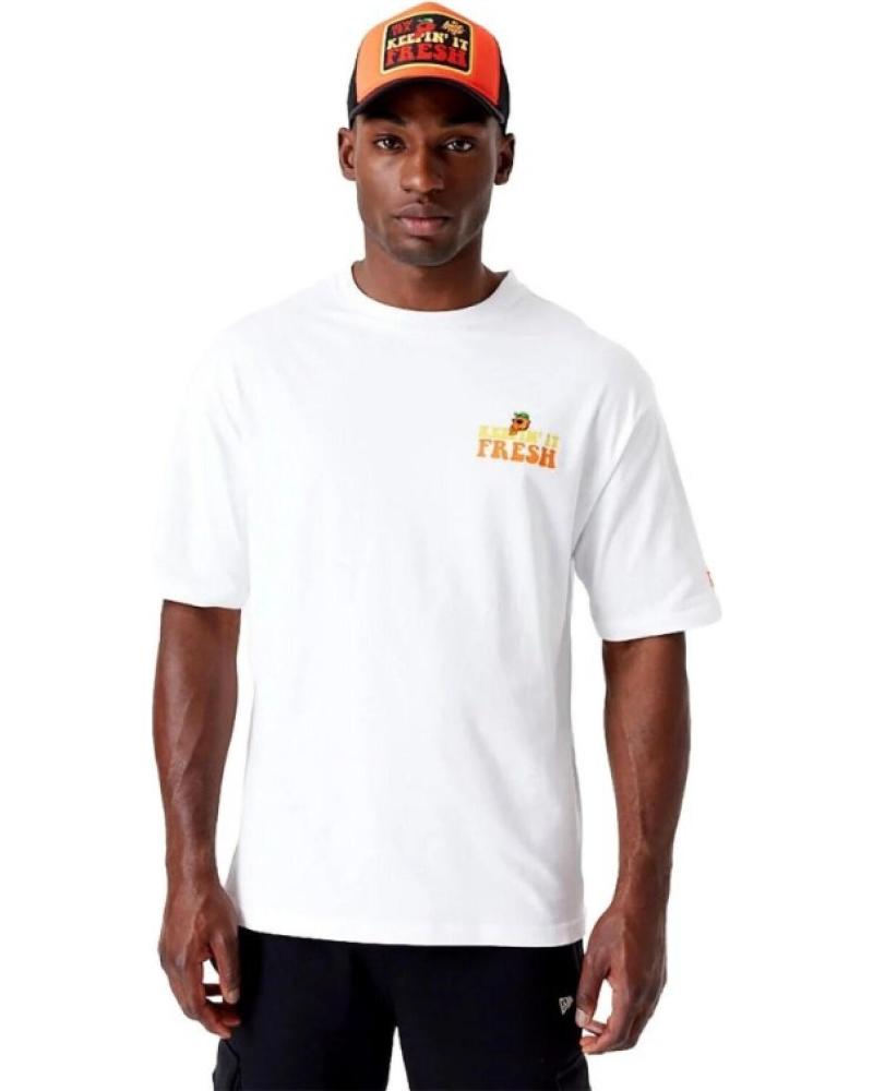 CAMISETA NEW ERA KEEPIN' IT FRESH FRUIT GRAPHIC OVERSIZE BLANCA BLANCO