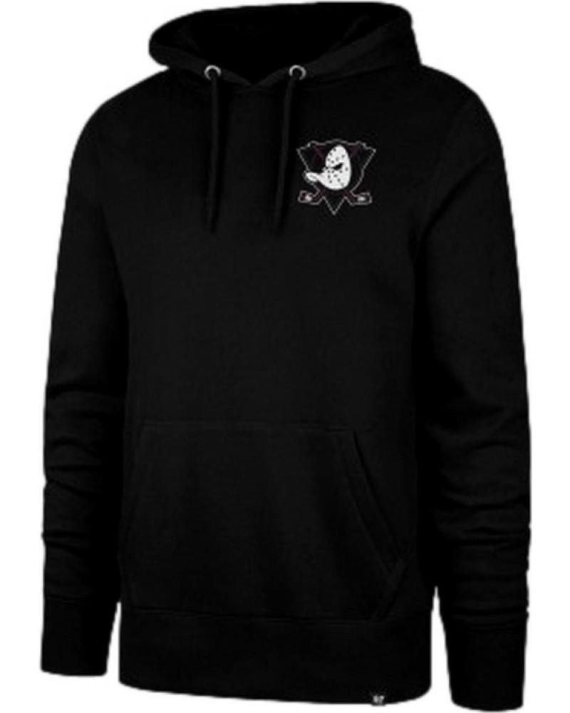 SUDADERA CON CAPUCHA '47 BRAND MVP HEADLINE NEGRA NEGRO
