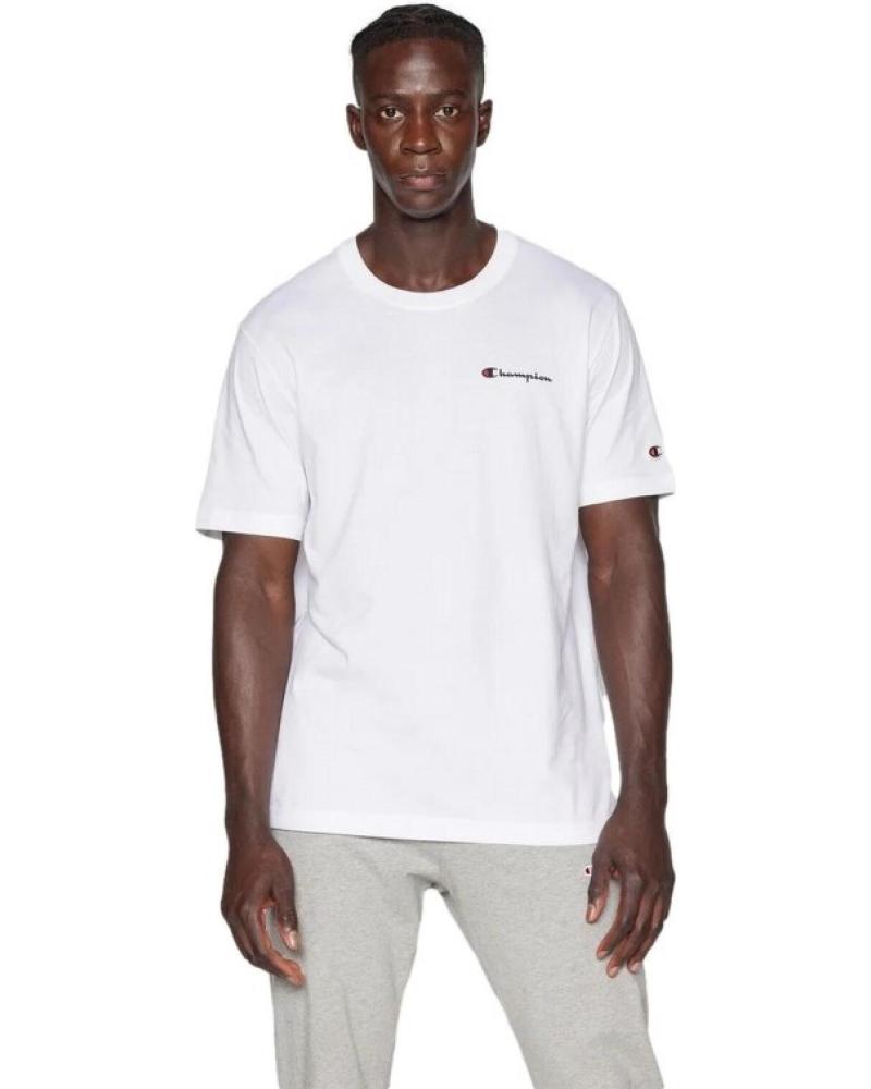 CAMISETA CHAMPION SMALL LEGACY LOGO BLANCA REF 220264-WW001 BLANCO