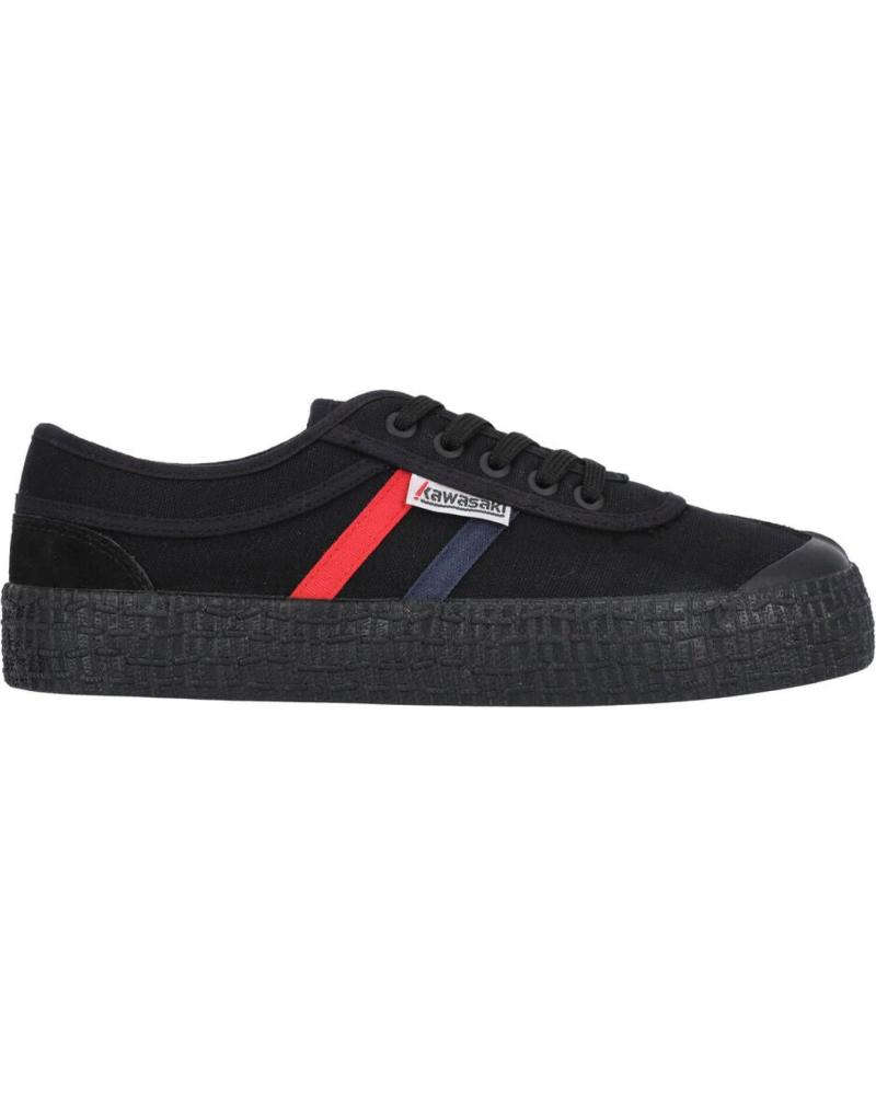 KAWASAKI RETRO 3.0 K232428 1001S SOLID BLACK ? ZAPATILLAS CANVAS UNISEX 1001S BLACK SOLID
