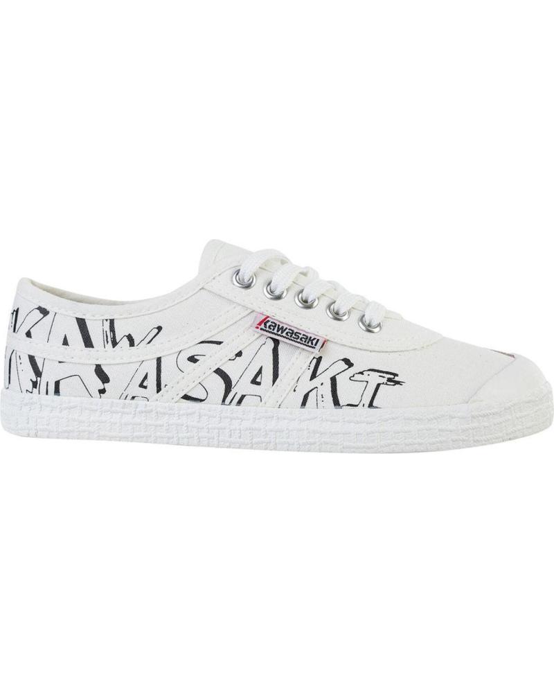 KAWASAKI GRAFFITI CANVAS K202416 ZAPATILLAS CASUAL BLANCAS 1002 WHITE
