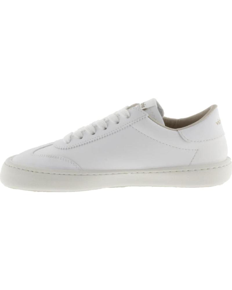 ZAPATILLAS VICTORIA CASUAL EFECTO PIEL BLANCO BLANCO
