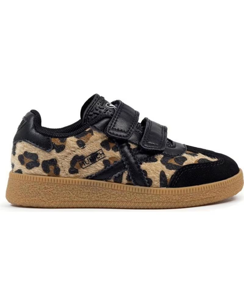 Zapatillas Munich Mini Astro Vco Infantil Estampado Animal Black