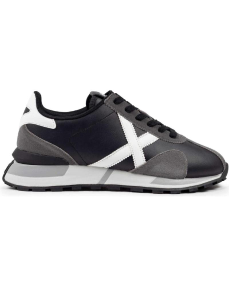 MUNICH ZAPATILLAS SAPPORO 196 NAN NEGRAS Y GRISES - REF. 8350196 BLACK