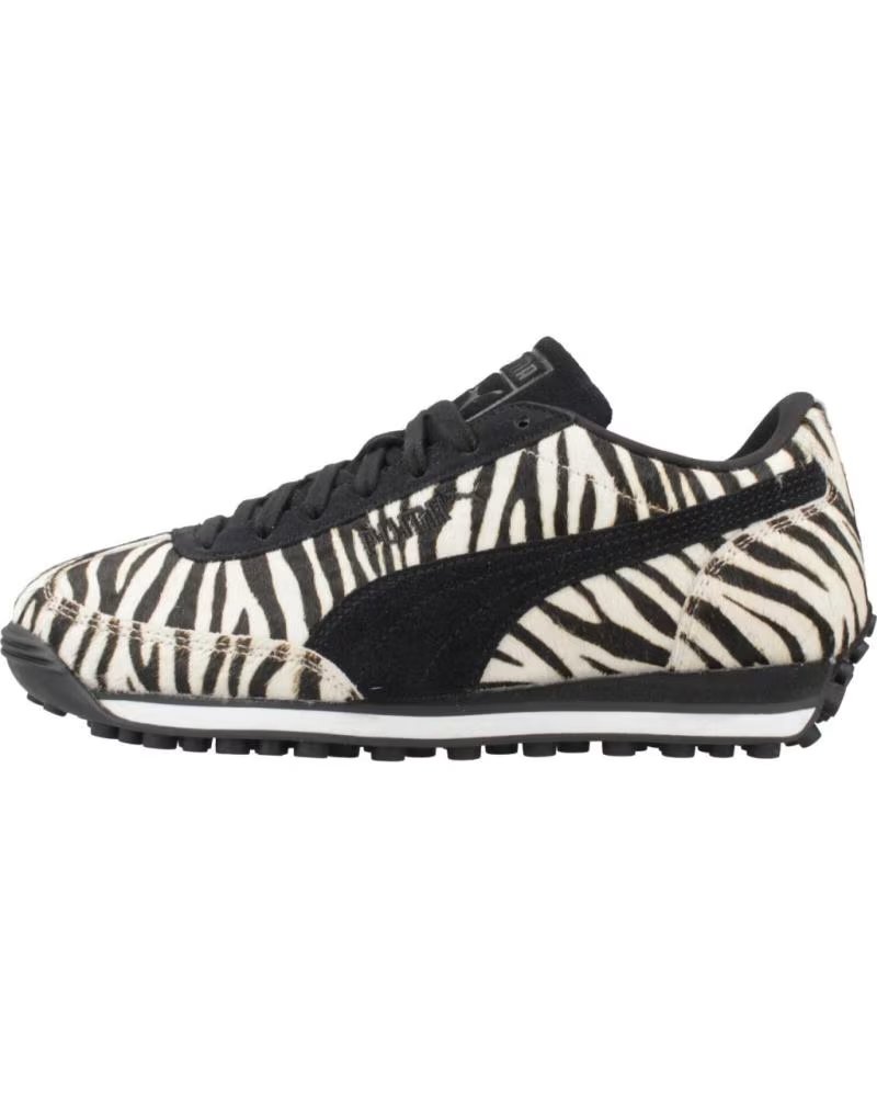 Zapatillas Puma Easy Rider Zebra Wns Estampado Animal Print Blanco y Negro Whtblk