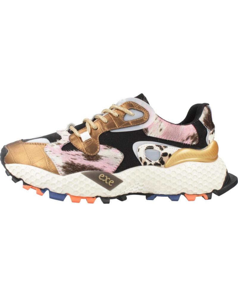 ZAPATILLAS EXE 3020-10 LEATHER BRONCE NEGRO MULTICOLOR LEATHER BRONZE BLACK
