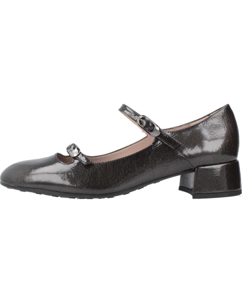 MERCEDITAS HISPANITAS HI254207 CHAROL ANTRACITA CON TACÓN BLOQUE ANTRACITA