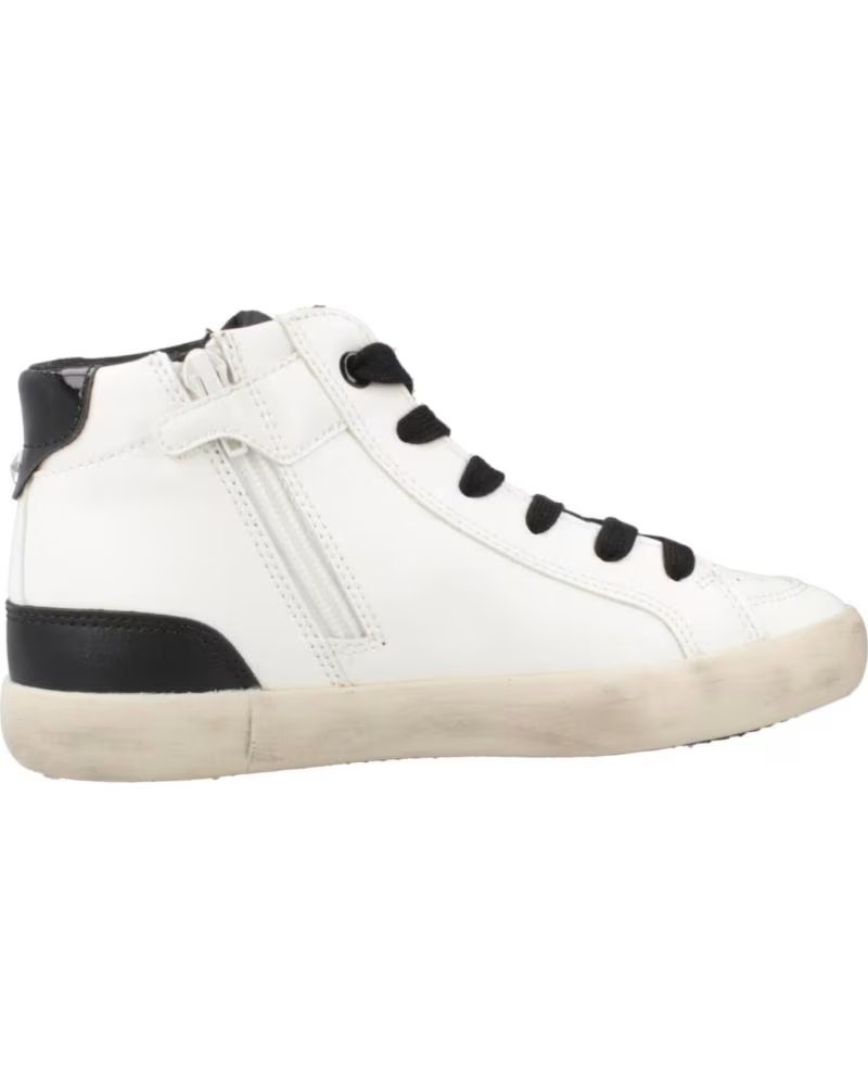 Zapatillas Geox J Gisli de Corte Alto con Detalles en Contraste C0404