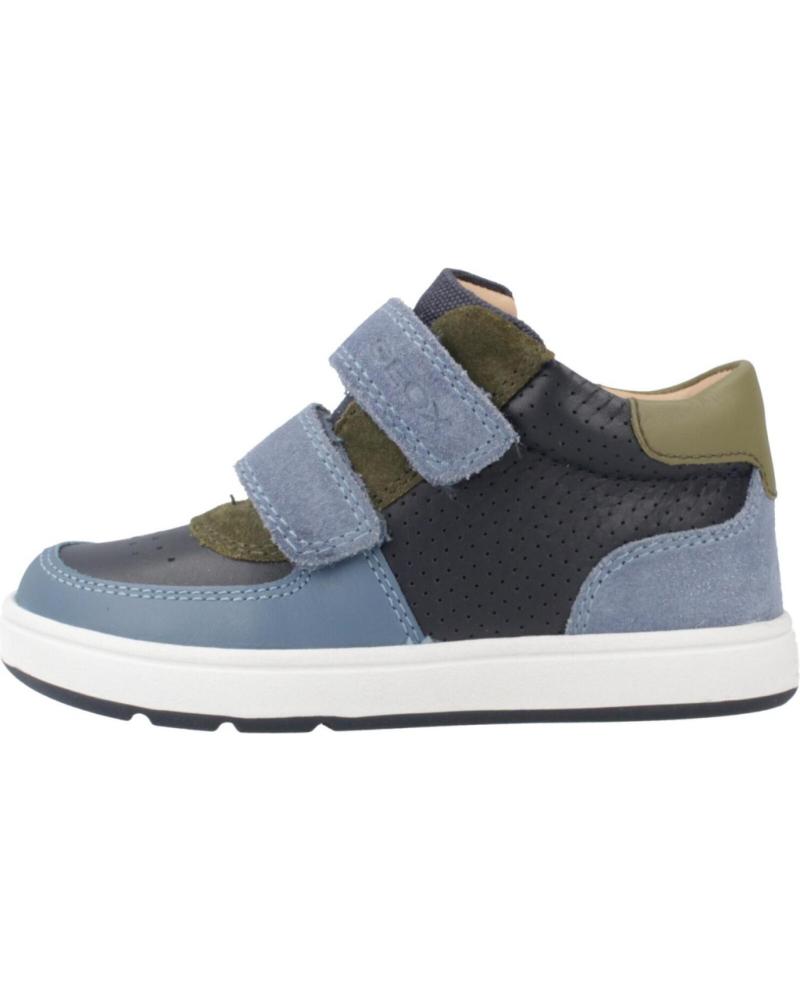BOTAS GEOX BIGLIA BOY AZULES C4250 CON CIERRE ADHERENTE C4250
