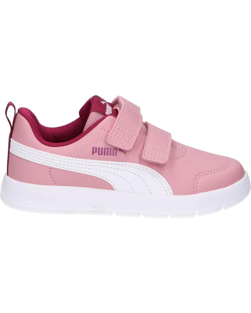 Deportivas de Niña PUMA 397642COURTFLEX V3 PS 15 ROSA BLANCO