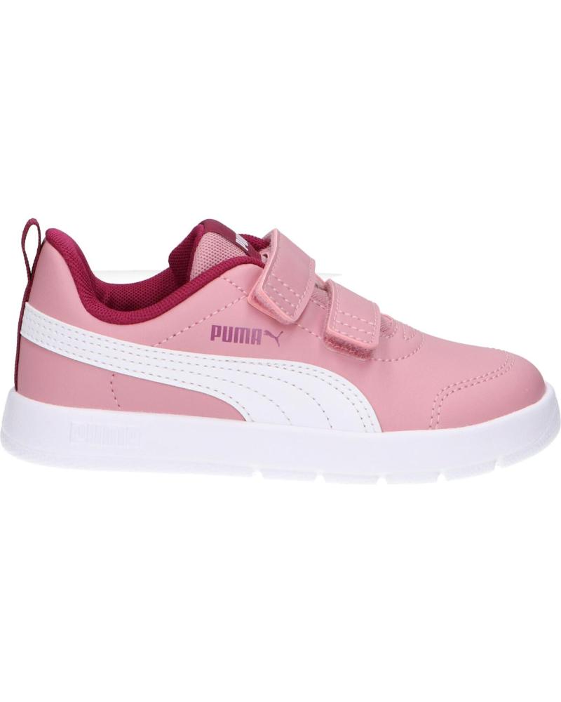 Deportivas de Niña PUMA 310252 COURTFLEX V3 INF 15 ROSA BLANCO