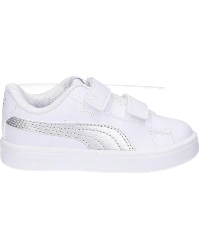 Zapatillas Puma Rickie Classic Inf con Cierre de Velcro 16 Blanco Plata