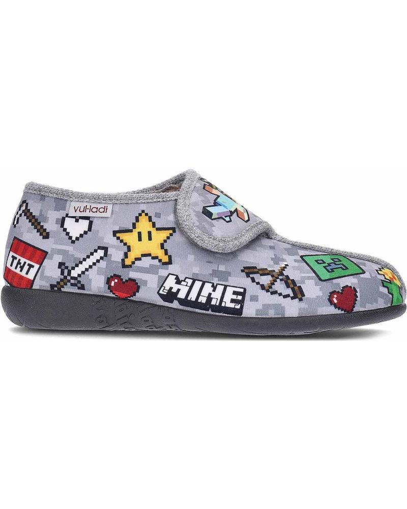 ZAPATILLAS CERRADAS VUL-LADI 7209 MINE GRIS GRIS