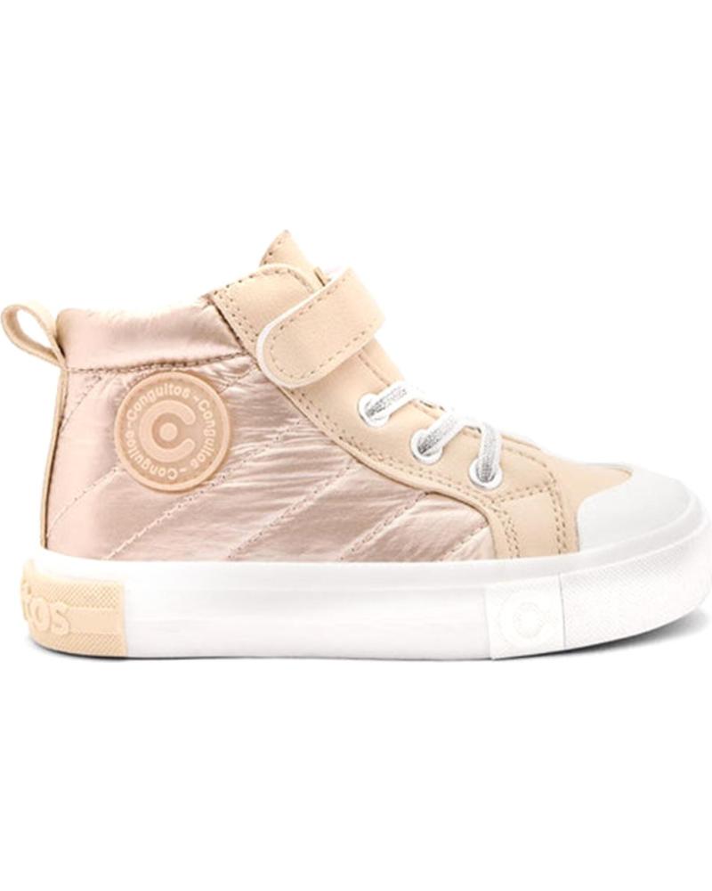 CONGUITOS NAN 264026 - BOTINES DORADO METALIZADO GOLD