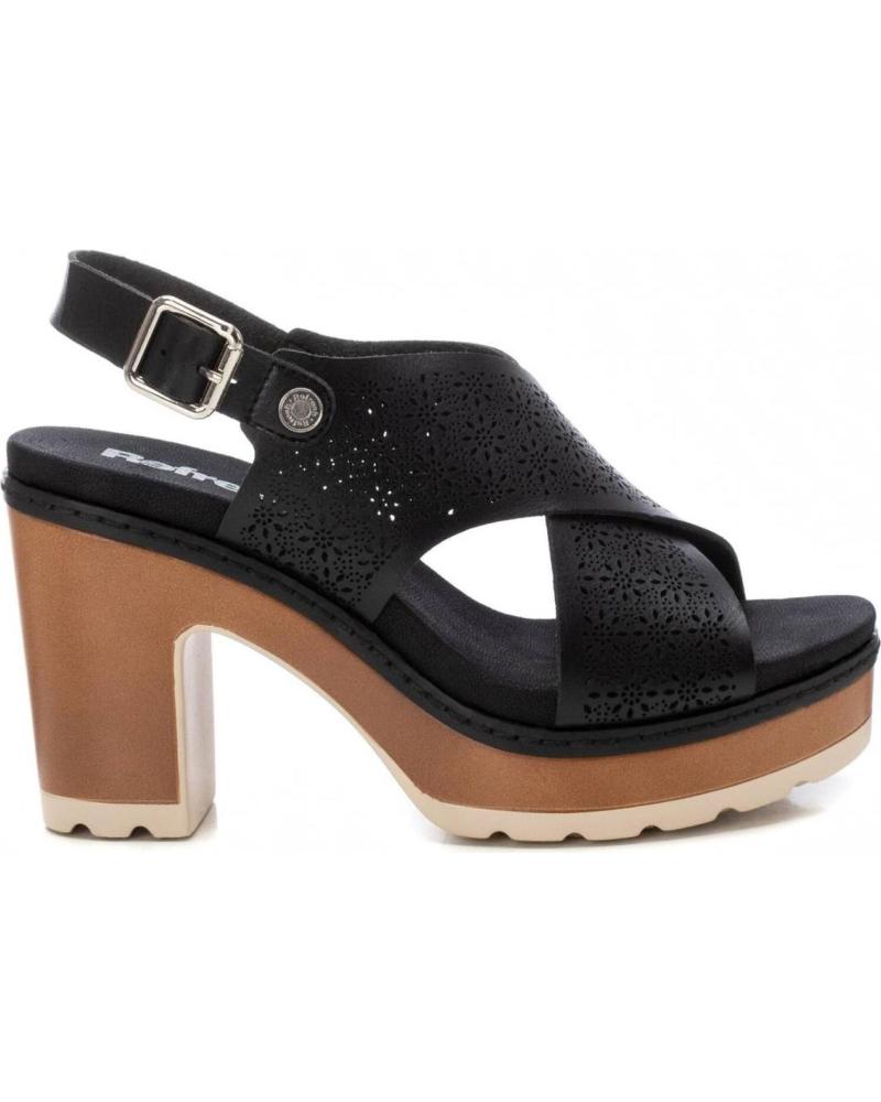 SANDALIAS DE TACÓN REFRESH 172780 NEGRO NEGRO