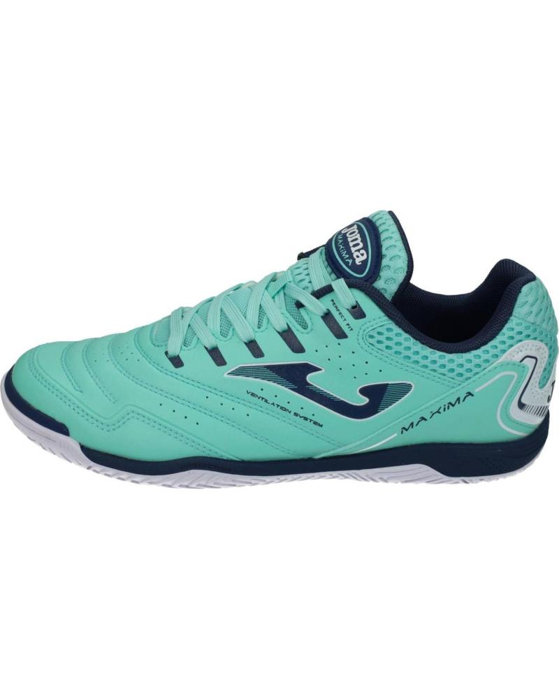 JOMA MÁXIMA 2527 IN MAXS2527IN - ZAPATILLAS FÚTBOL SALA TURQUESA VERDE VERDE