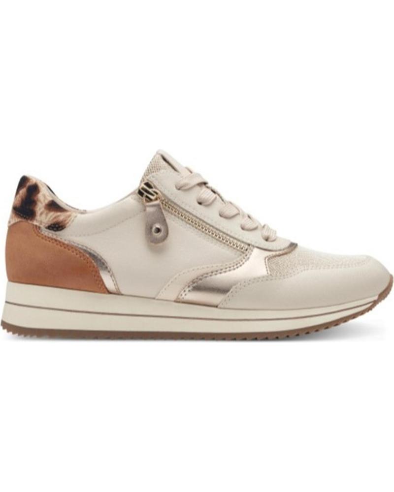 ZAPATILLAS CASUAL JANA 23774 TEJIDO IVORY BEIGE BEIG