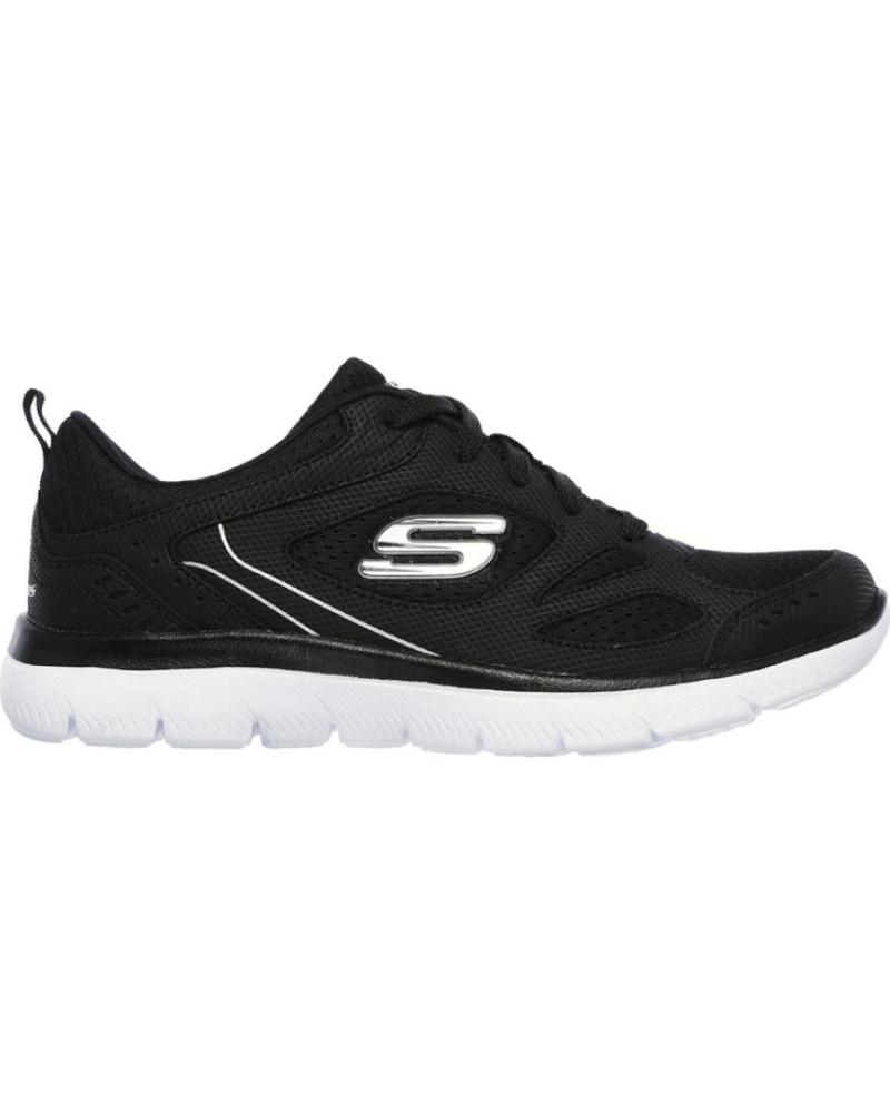 ZAPATILLAS SKECHERS SUITED NEGRO NEGRO