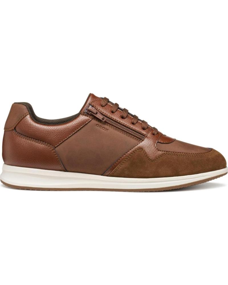 ZAPATILLAS CASUAL GEOX U AVERY A HOMBRE PIEL MARRÓN C6003 BROWNCOTTO