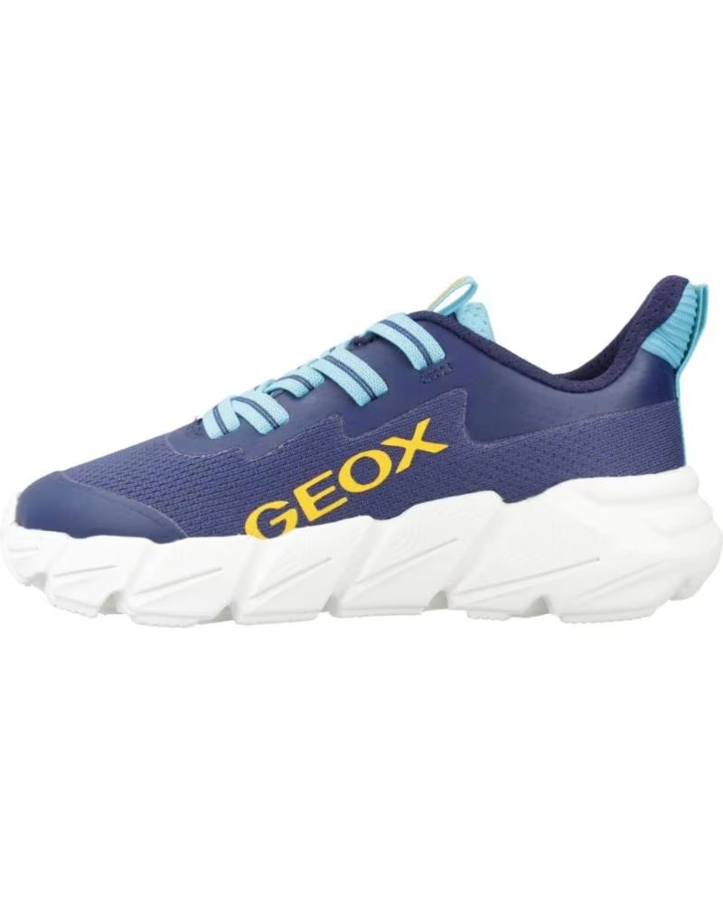 Geox J Flexyper Fast J46N1A C0693 Deportivas Azul Marino Celeste C0693 Navy-lt Blue
