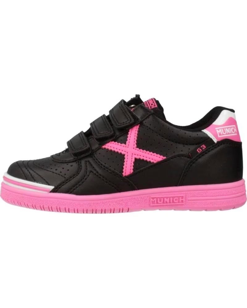 Munich Munich G3 Kid Profit Velcro 1514014 Fucsia Negro
