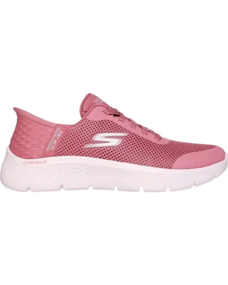 Skechers Skechers Go Walk Flex Slip-ins 124836 - Zapatillas Fitness Mujer Rosa