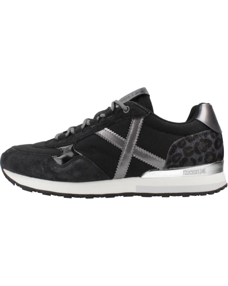 ZAPATILLAS MUNICH SUNSET 62 NEGRAS Y PLATA - REFS. 8816062, 14026 BLACK