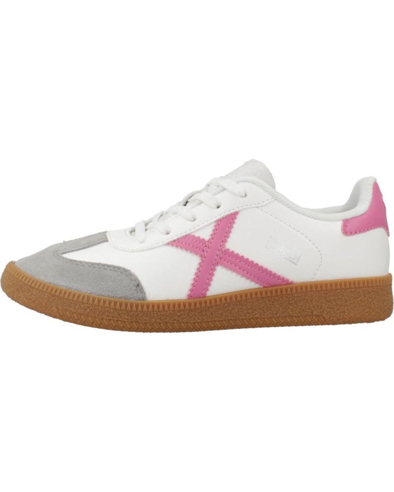 ZAPATILLAS MUNICH MINI ASTRO 8034009 BLANCO Y ROSA WHITE