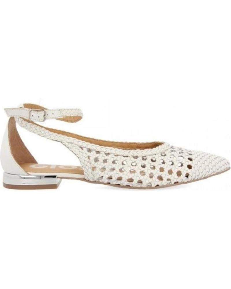 GIOSEPPO BAILARINAS TRENZADAS DE PIEL DELL 62109 BLANCAS BLANCO