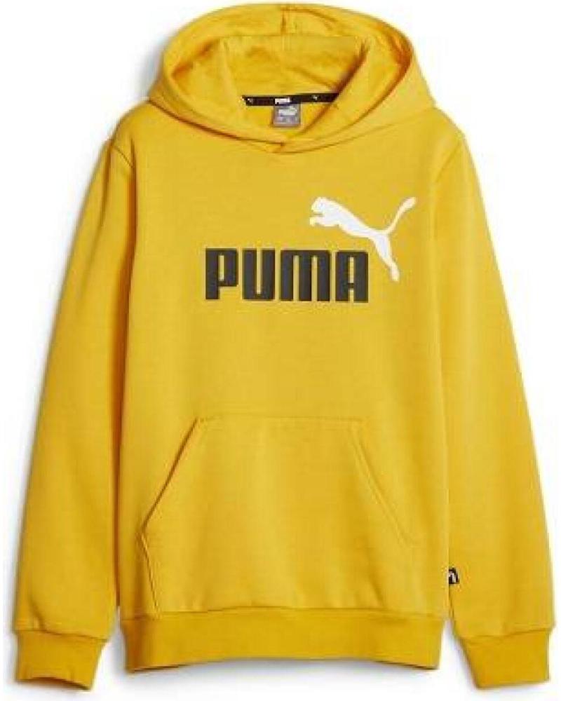 PUMA SUDADERA CON CAPUCHA ESSENTIALS TWO-TONE AMARILLA AMARILLO