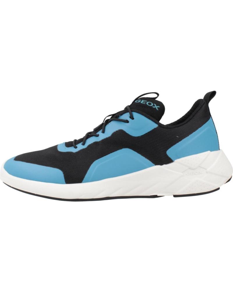 ZAPATILLAS GEOX ACTIMIX J BOY C0035 NEGRO Y AZUL C0035