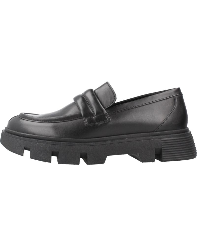 MOCASINES GEOX D VILDE NEGROS CON SUELA TRACK - C9999 C9999