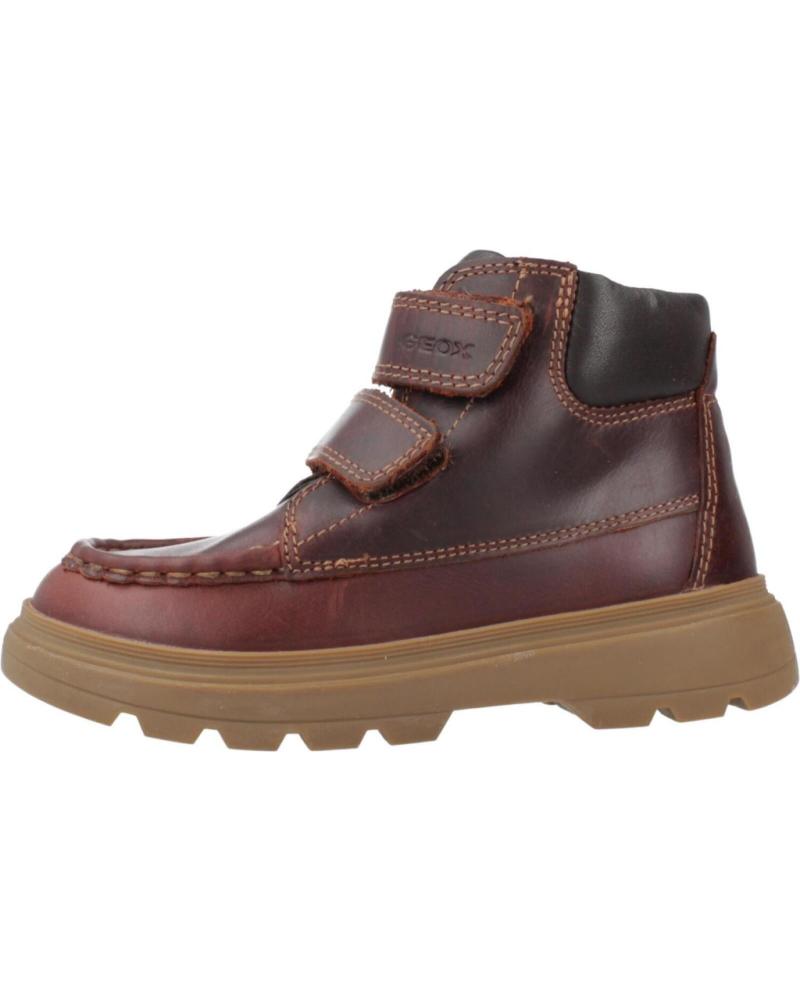 BOTAS GEOX KIDDARTAH B BOY MARRÓN C6009 CON CIERRE ADHERENTE C6009