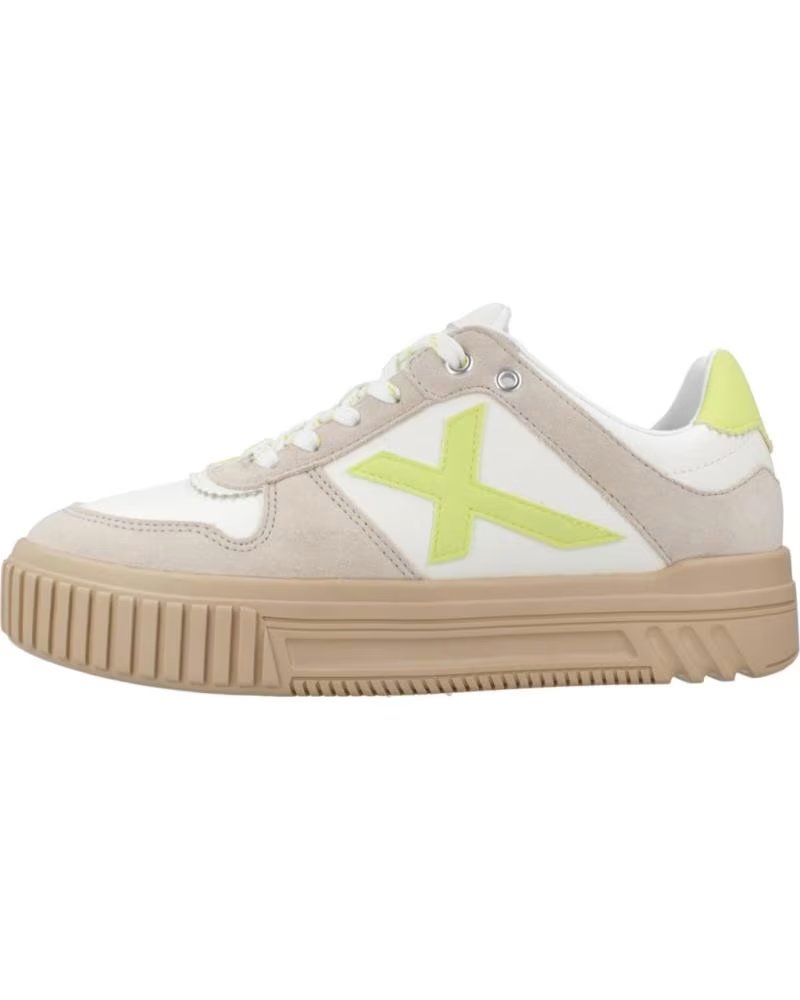 Zapatillas Munich Mina 4170009 Beige y Blanco 009