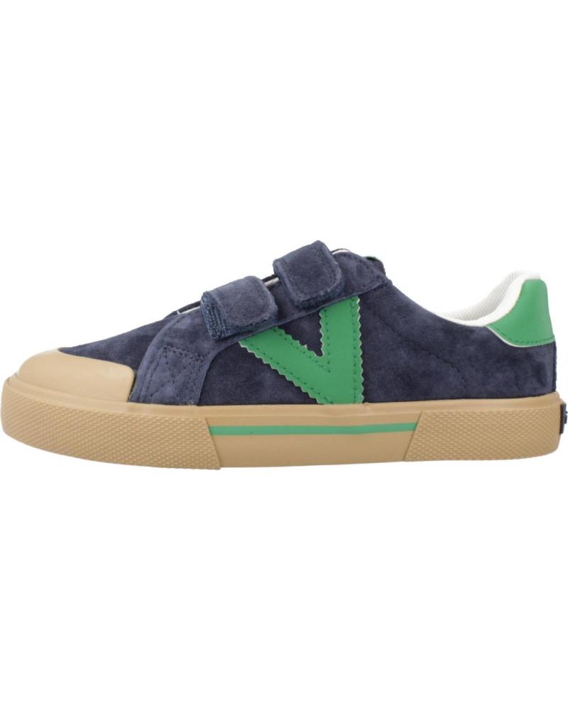 ZAPATILLAS VICTORIA TRIBU 1355100V AZUL MARINO CON CIERRE ADHERENTE Y HORMA ANCHA MARINO