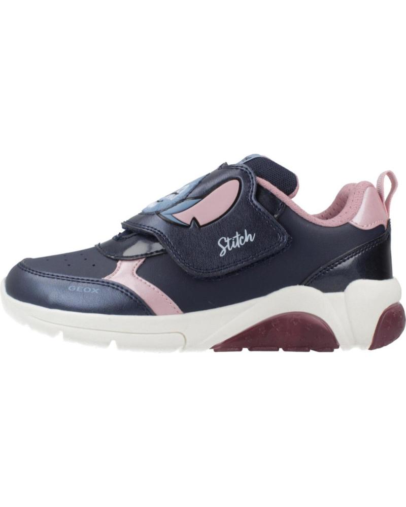 ZAPATILLAS GEOX NIÑA AZUL CON CIERRE DE VELCRO C0694