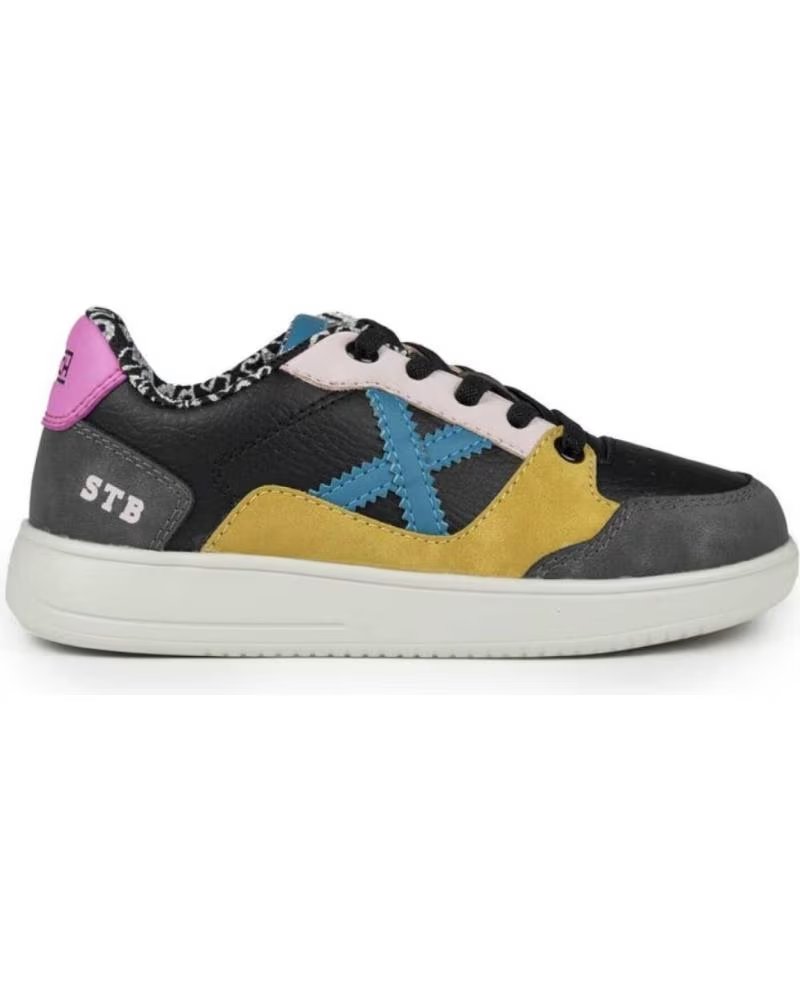 Zapatillas Munich Legit Kid 8022008 Negro