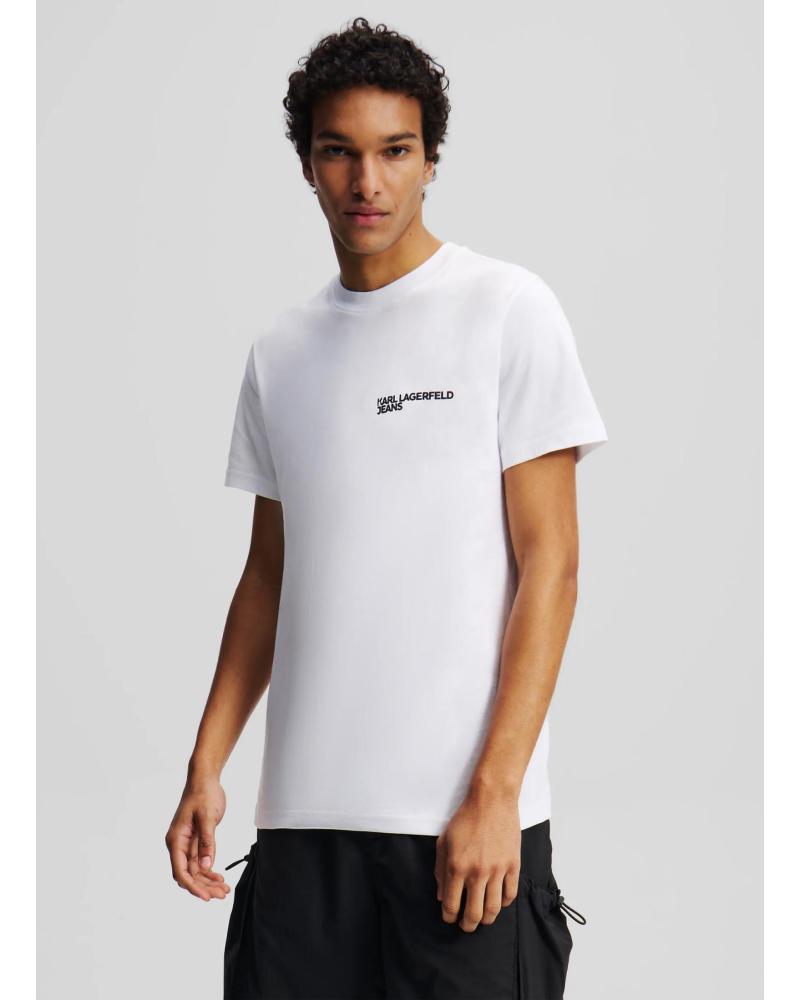 CAMISETA KARL LAGERFELD KLJ SLIM FIT BLANCA BLANCO