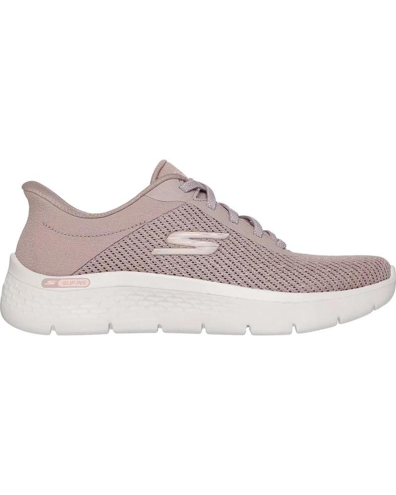 ZAPATILLAS DEPORTIVAS SKECHERS GO WALK FLEX SLIP-INS MUJER TAUPE BEIG