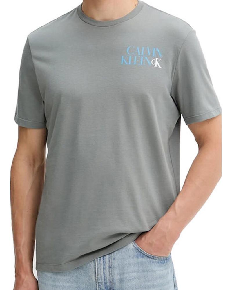 CAMISETA CALVIN KLEIN CK NY WORDMARK GRIS GRIS