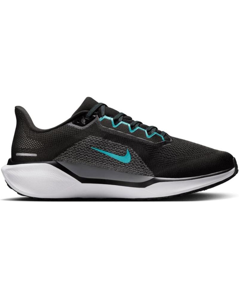 NIKE PEGASUS 41 V25 ZAPATILLAS RUNNING HOMBRE NEGRAS CON DETALLES VERDE-AZUL NAZPMV2522C AZUL