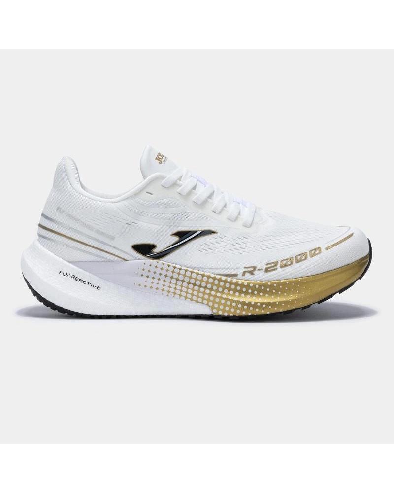 ZAPATILLAS RUNNING JOMA R2000 BLANCO DORADO BLANCO-ORO