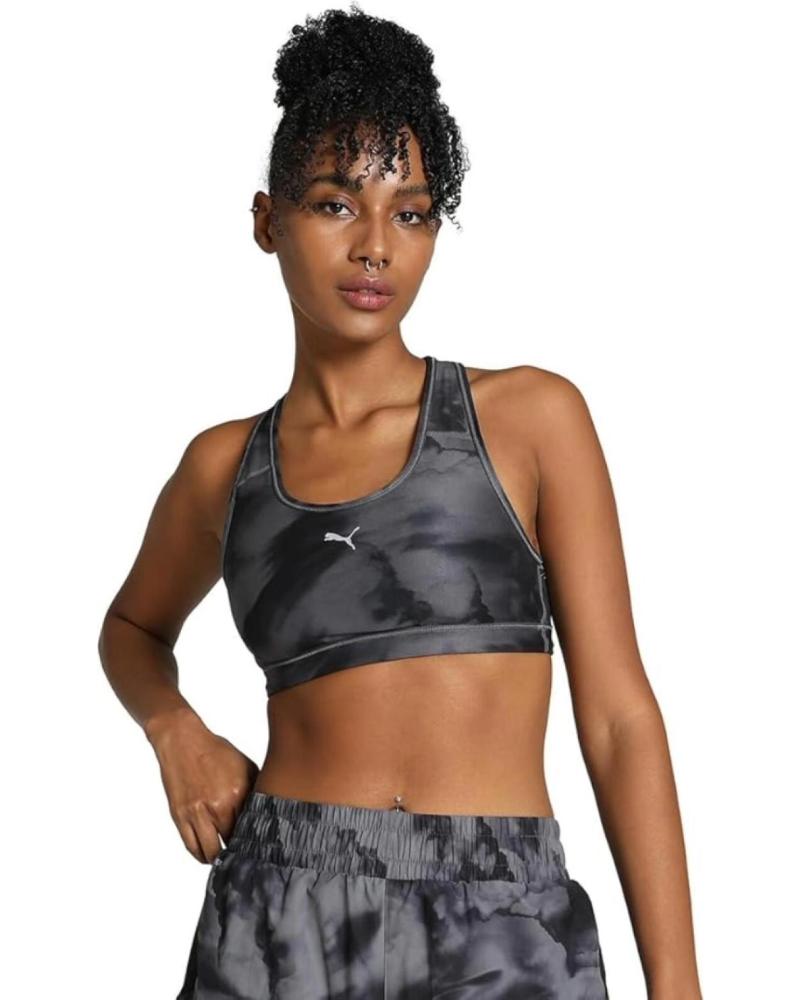 SUJETADOR DEPORTIVO PUMA RUN 4KEE GRIS GRIS