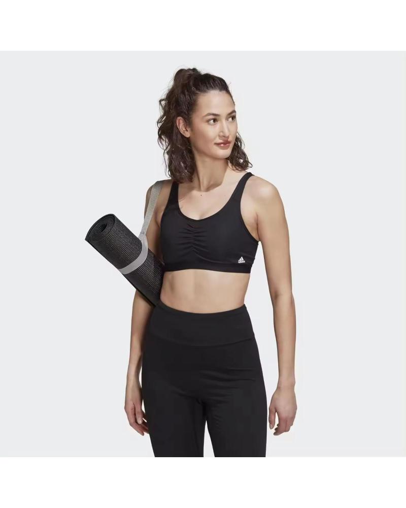 ADIDAS SUJETADOR DEPORTIVO AJUSTABLE NEGRO