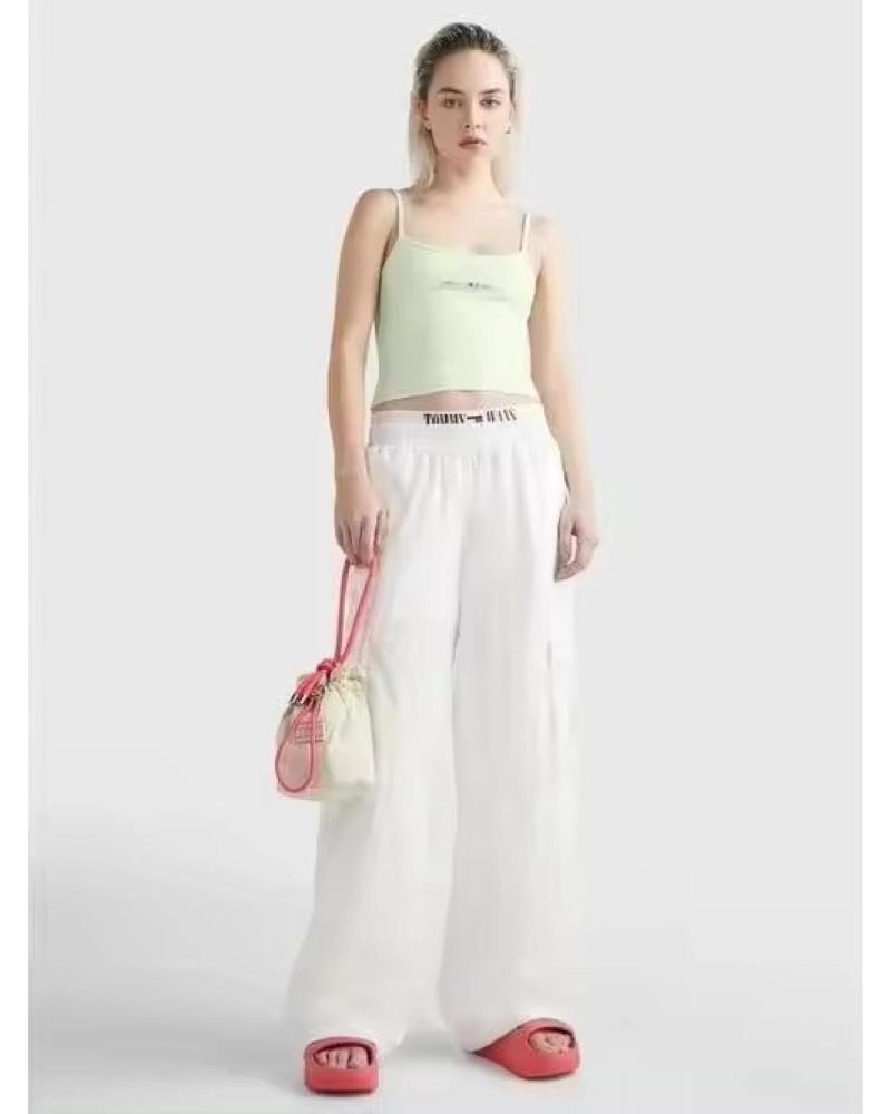 TOMMY JEANS CAMISETA TIRANTES MENTA VERDE