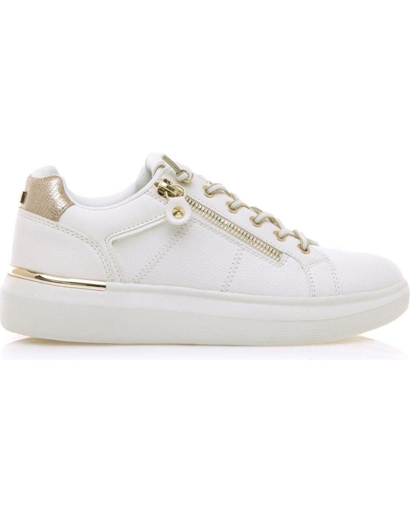 ZAPATILLAS DEPORTIVAS MARIA MARE 63589 BLANCAS CON DETALLES DORADOS BLANCO