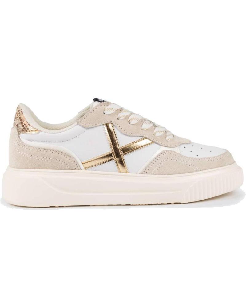 MUNICH SUGGAR 8092015 - ZAPATILLAS CASUAL BLANCAS CON DETALLES METÁLICOS BLANCO